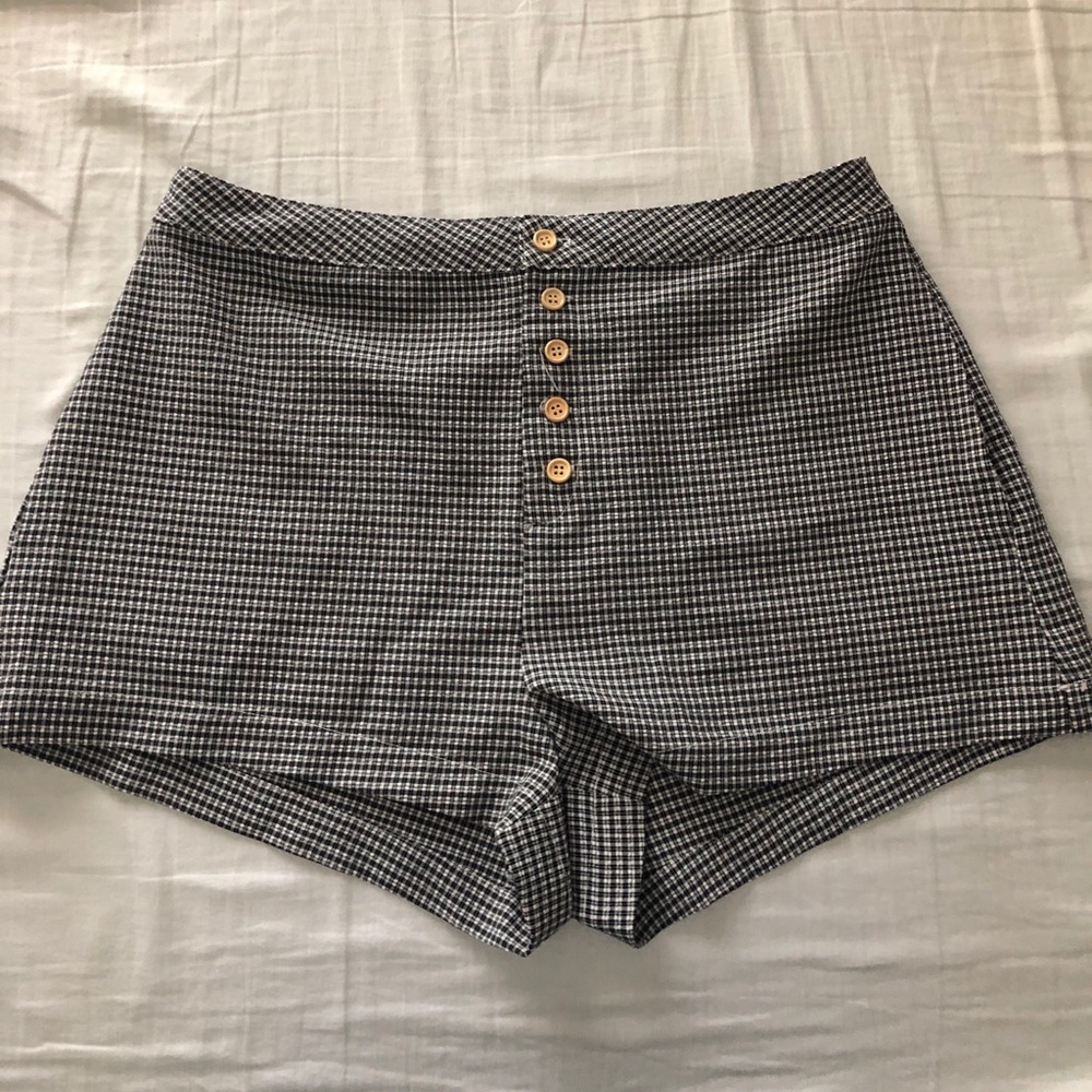 Gingham shorts